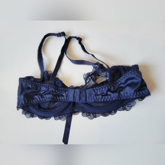 Unbranded Blue Lace Bra EU 75C US 34B? - Picture 2 of 5